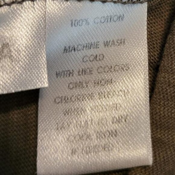 LOFT Olive Green Tunic with Roll Up Sleeves - Picture 8 of 10